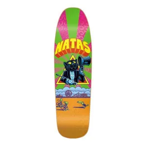 101 Skateboards Natas Kaupas Panther Heritage Shaped Re-Issue Deck 9.25"