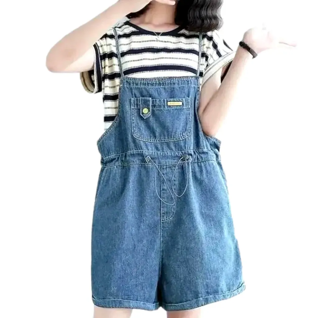 90s women's jean overall shorts