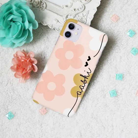 Aesthetic Floral Phone Case Cover For iPhone