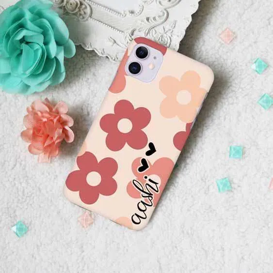 Aesthetic Floral Phone Case Cover For iPhone