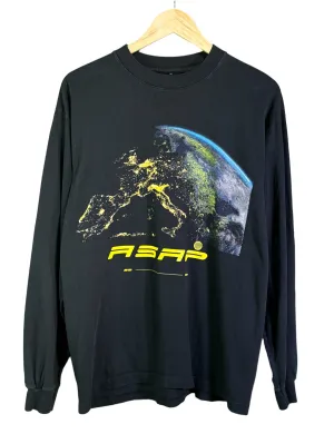 ASAP Worldwide Testing Europe Graphic Long Sleeve Size Medium