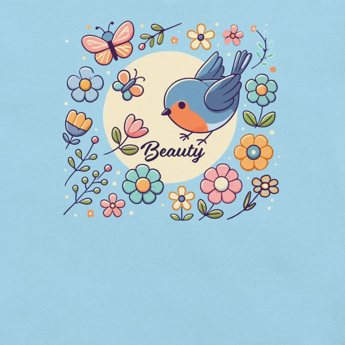 Beauty Blossom Robin T-Shirt