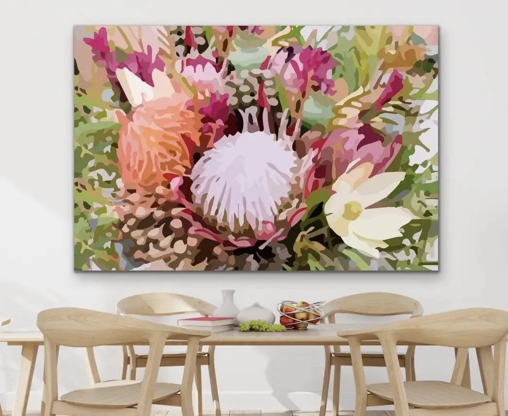 Big Bouquet- Australian Native Flower Original Artwork Canvas or Art Print