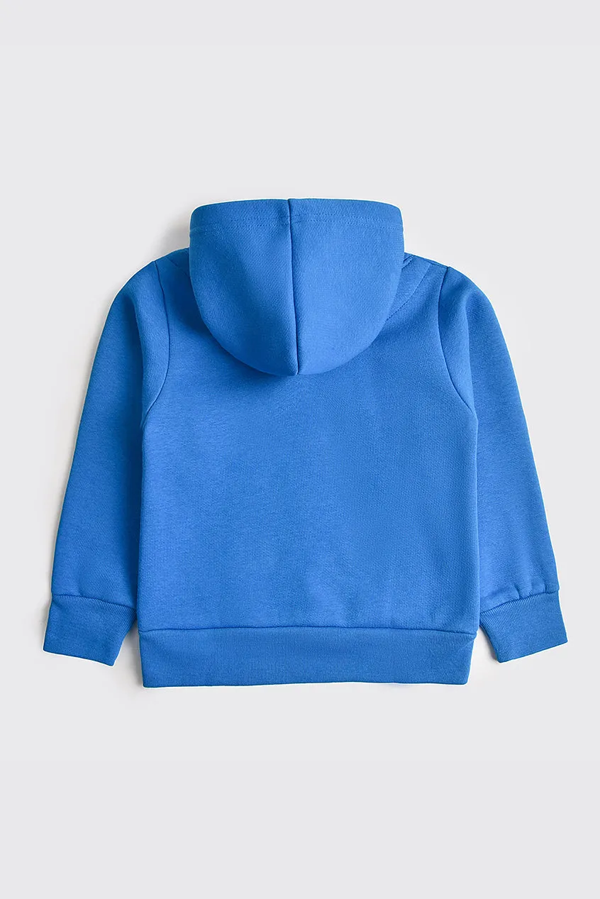 Blue Fleece Hoodie