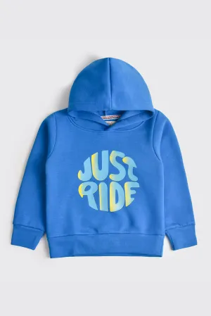 Blue Fleece Hoodie