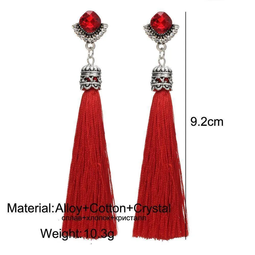 Bohemian Long Tassel Earrings