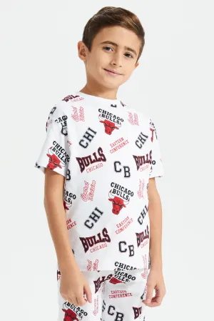 Boys White Nba Chicago Bulls T-Shirt