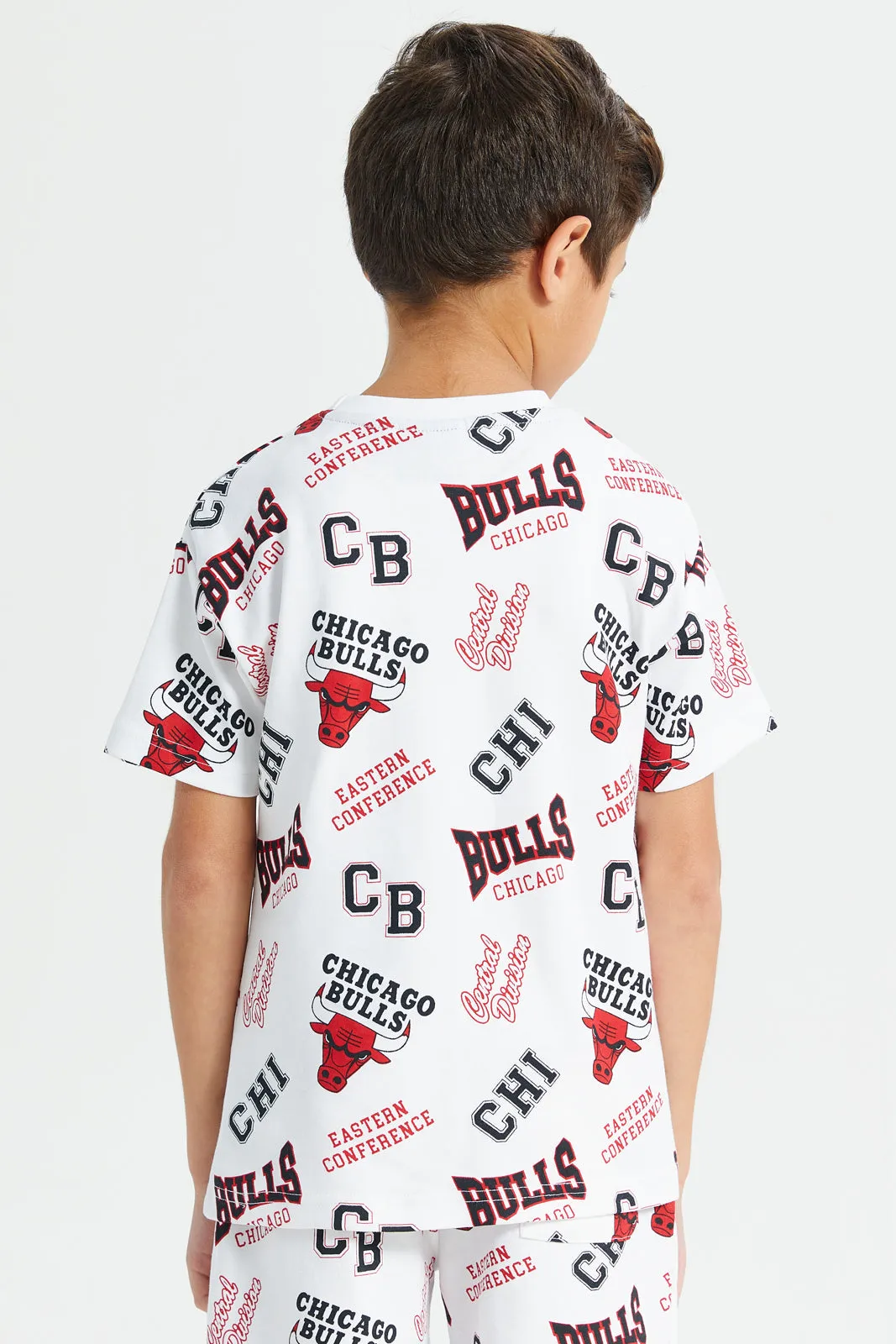 Boys White Nba Chicago Bulls T-Shirt