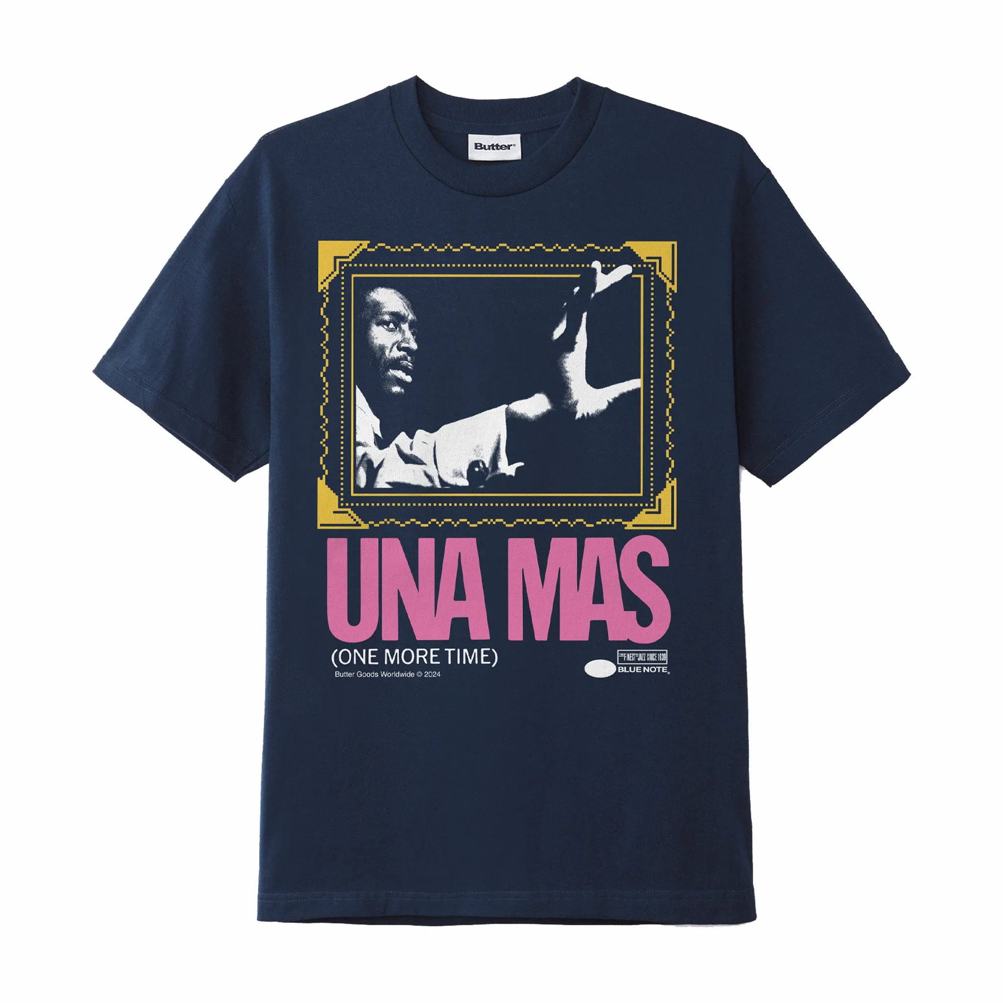 Butter Goods x Blue Note Una Mas Tee (Navy)