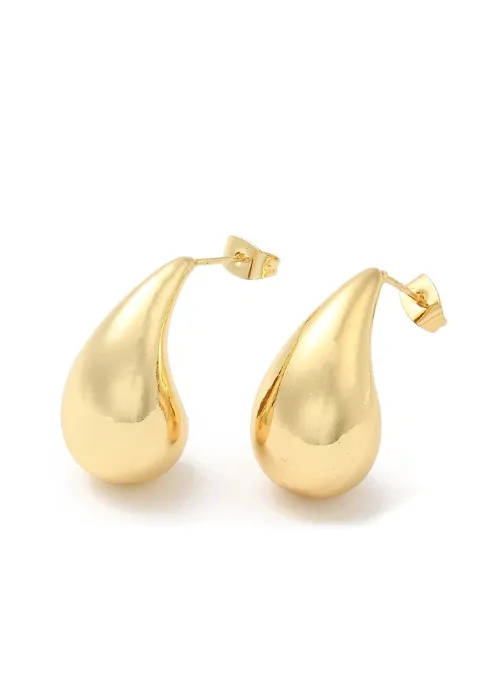 Chunky Gold Teardrops