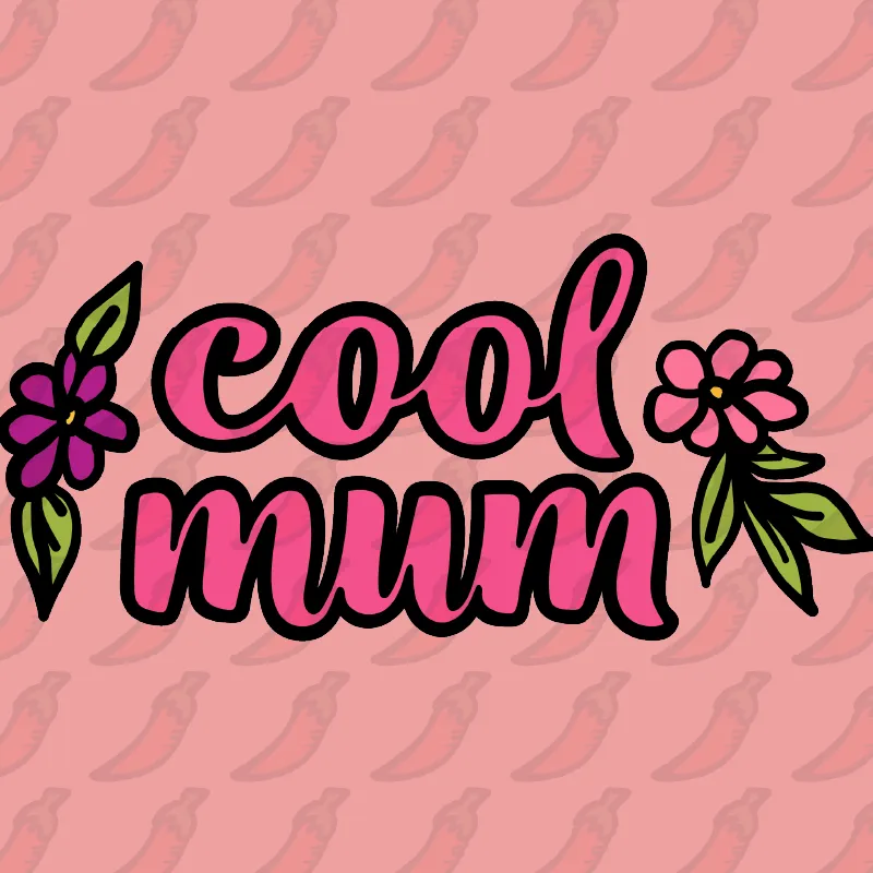 Cool Mum Text 🌷– Men's T Shirt