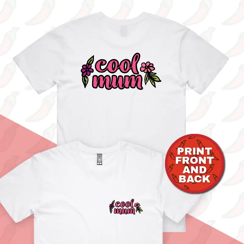 Cool Mum Text 🌷– Men's T Shirt