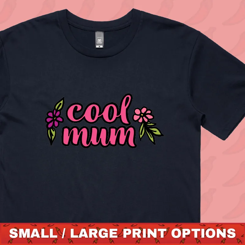 Cool Mum Text 🌷– Men's T Shirt