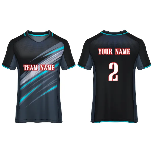 Customised Sublimation All Over Printed T-Shirt Unisex Football Sports Jersey Player Name, Player Number,Team Name . 1717408711