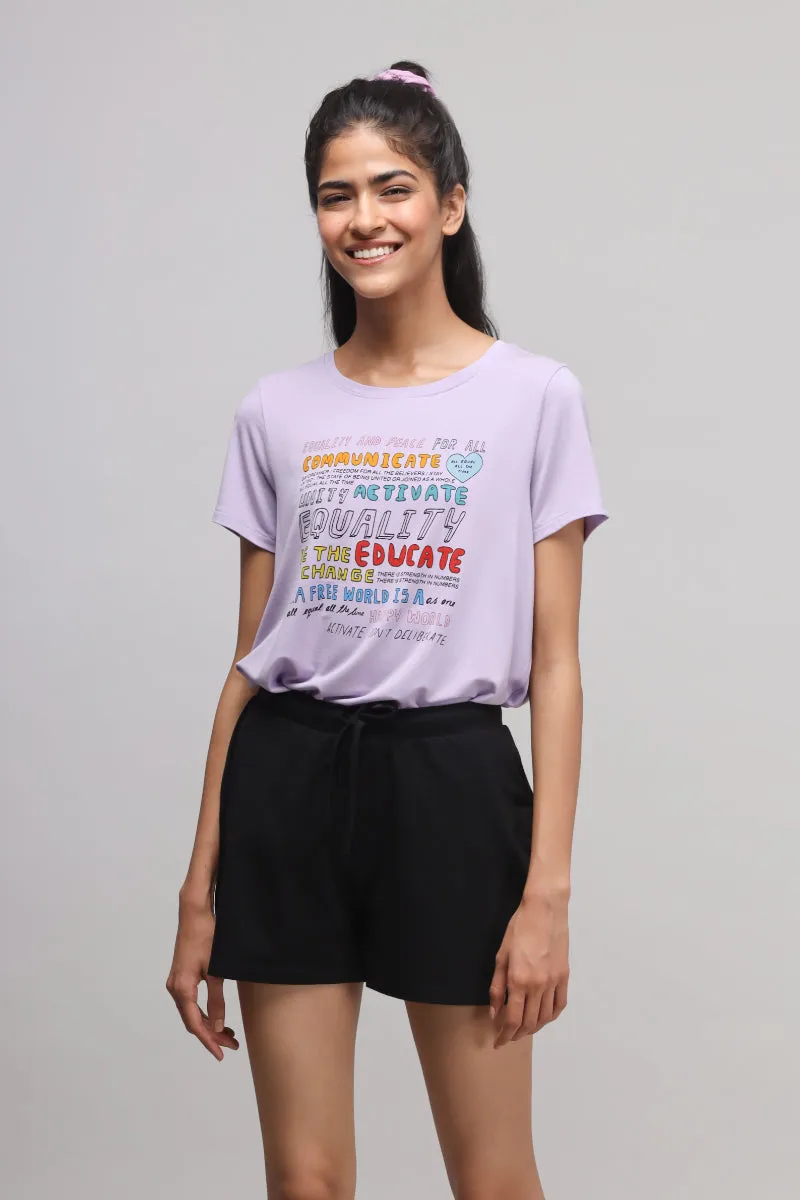 Equality Purple Top