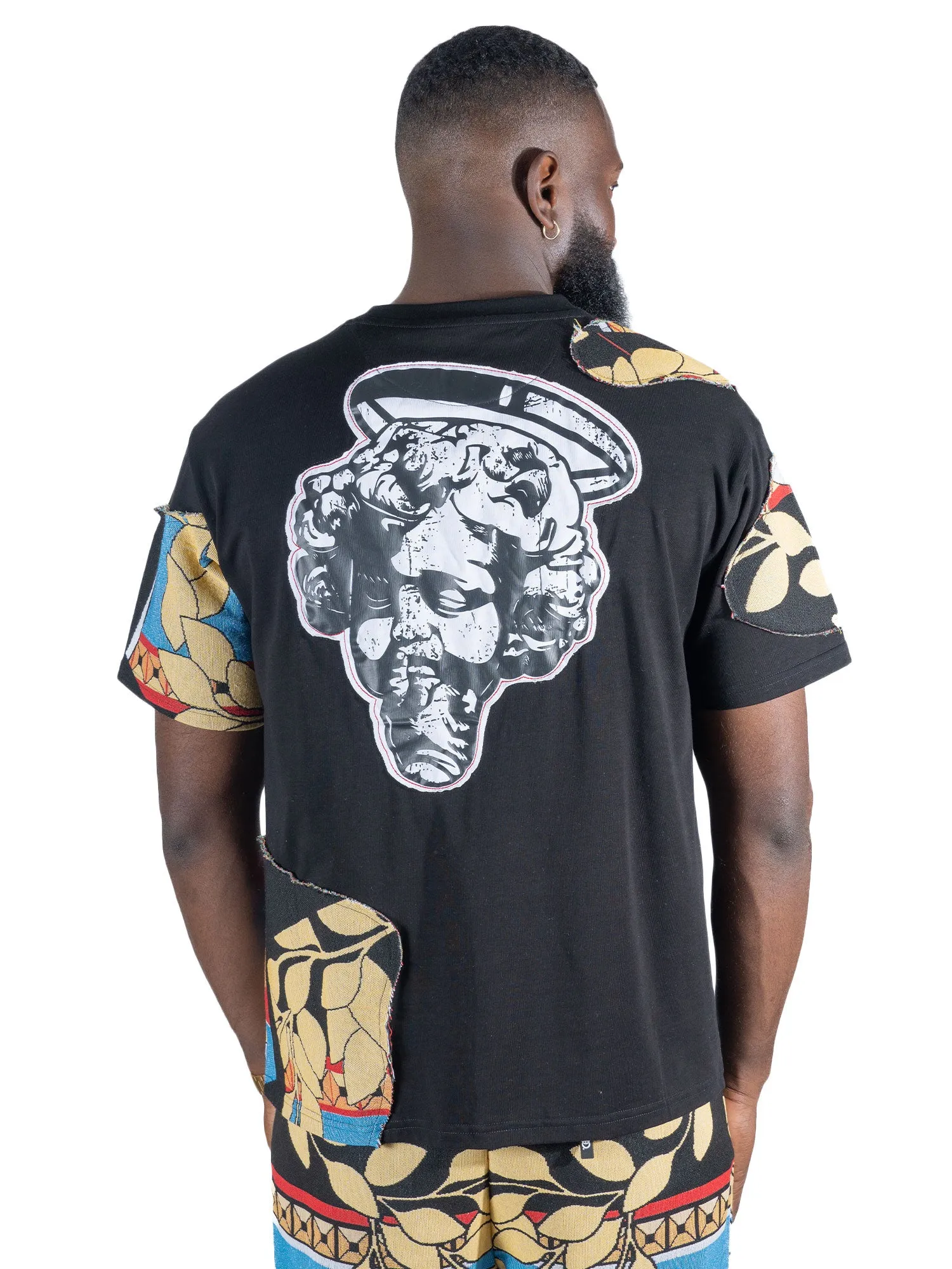 F271 The "Saint Academy" Oversized Tee - Black