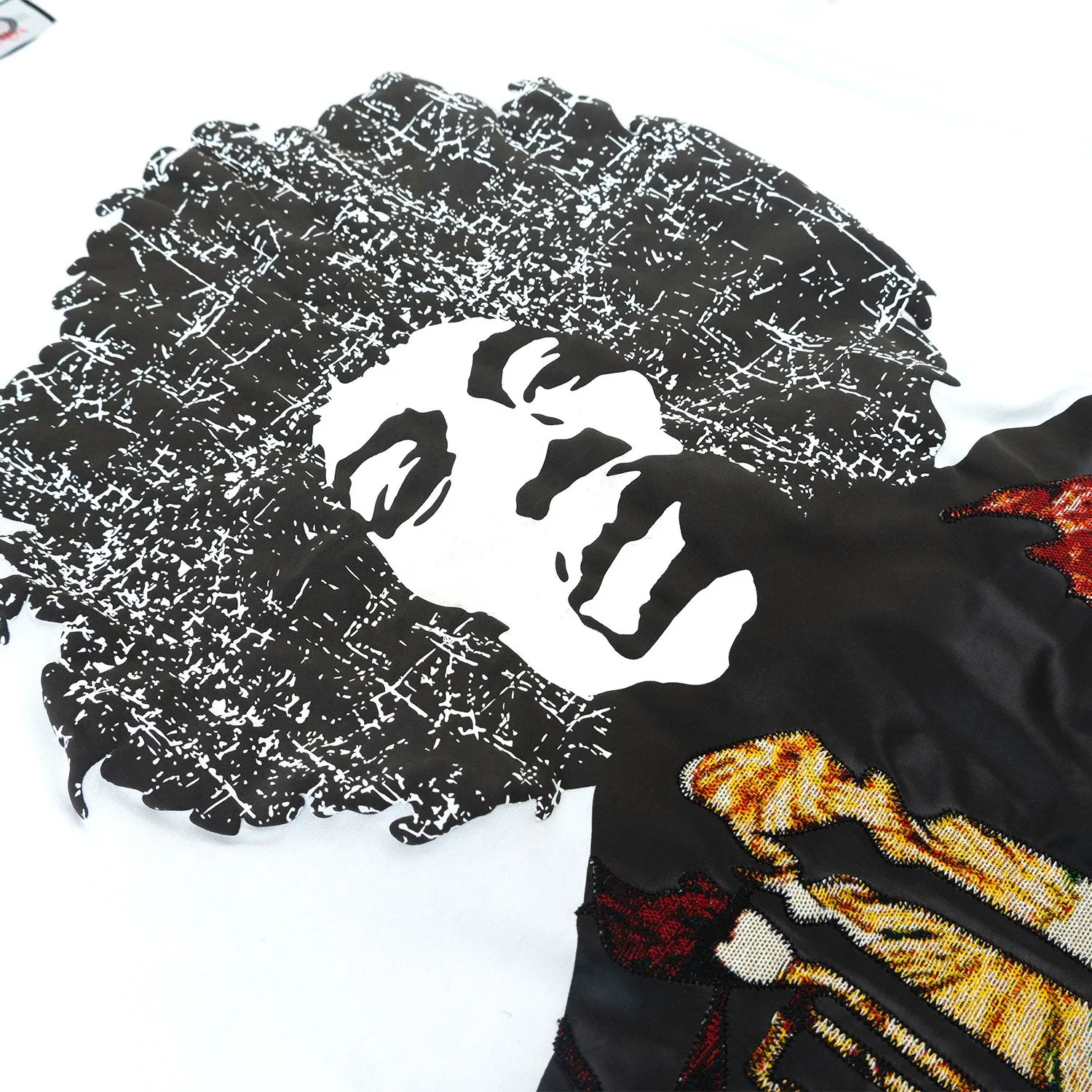 F371 The "Jimi Hendrix" Oversized Tee - White