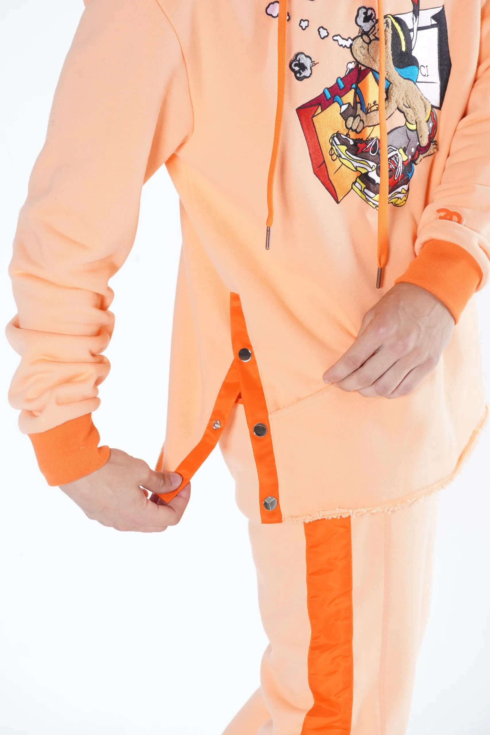 F5766 Frost High Fashion Fleece Set - Peach