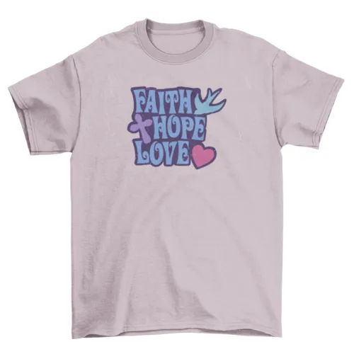 Faith Hope Love Vintage Tee