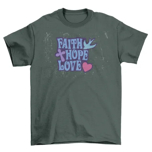 Faith Hope Love Vintage Tee