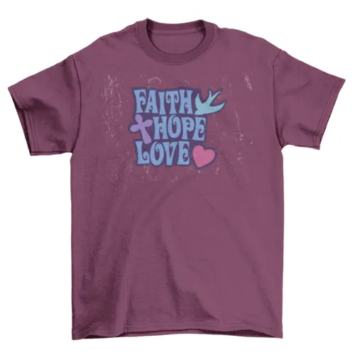 Faith Hope Love Vintage Tee