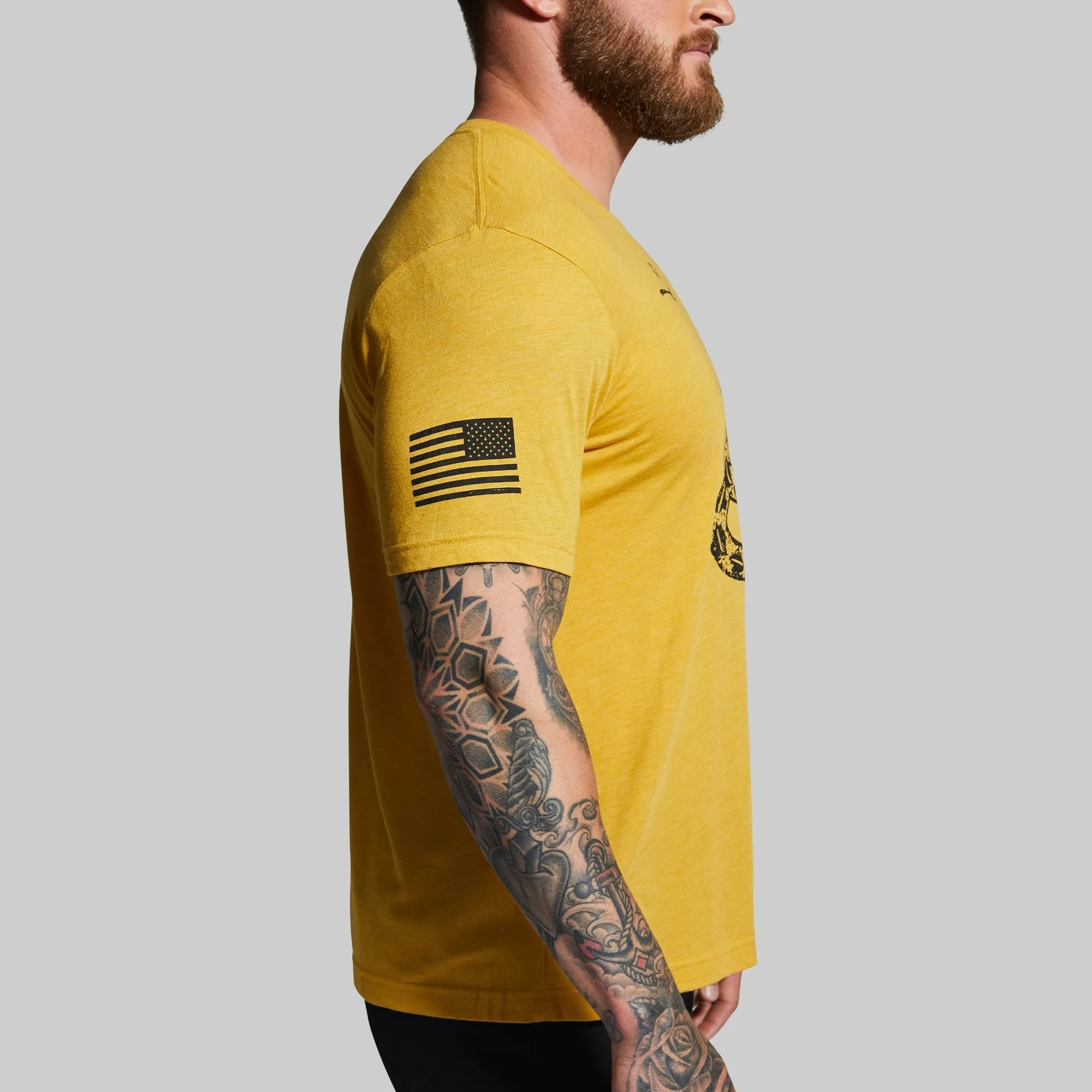 Gadsden Flag Tee (Mustard)