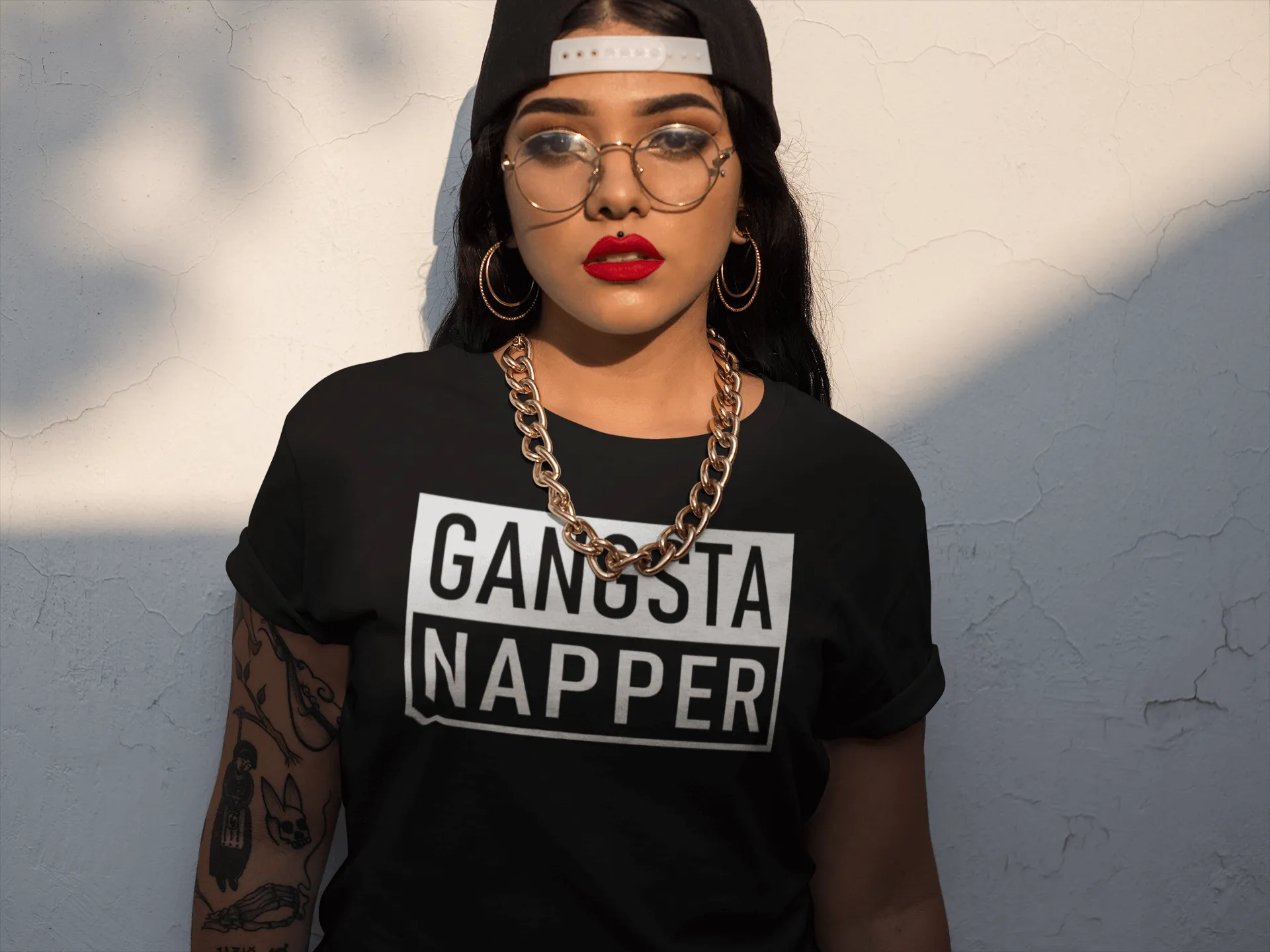 Gangsta Napper T-Shirt | Funny Nap Shirt | Napping Tee