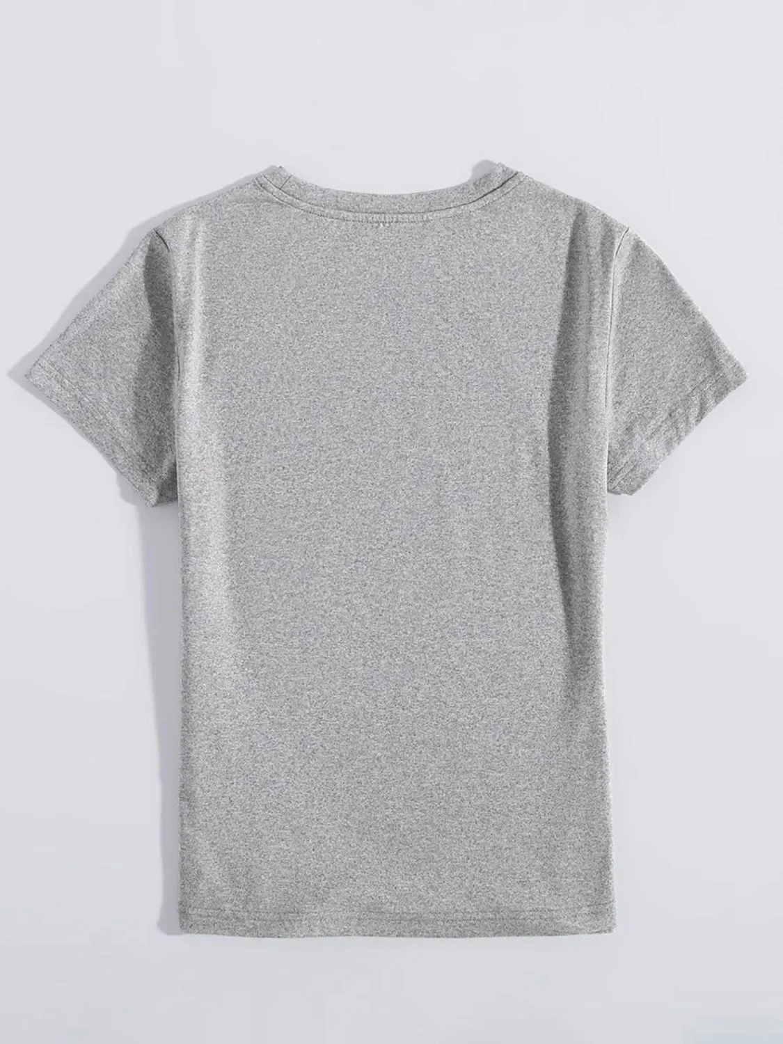 Graphic Round Neck Short Sleeve T-Shirt