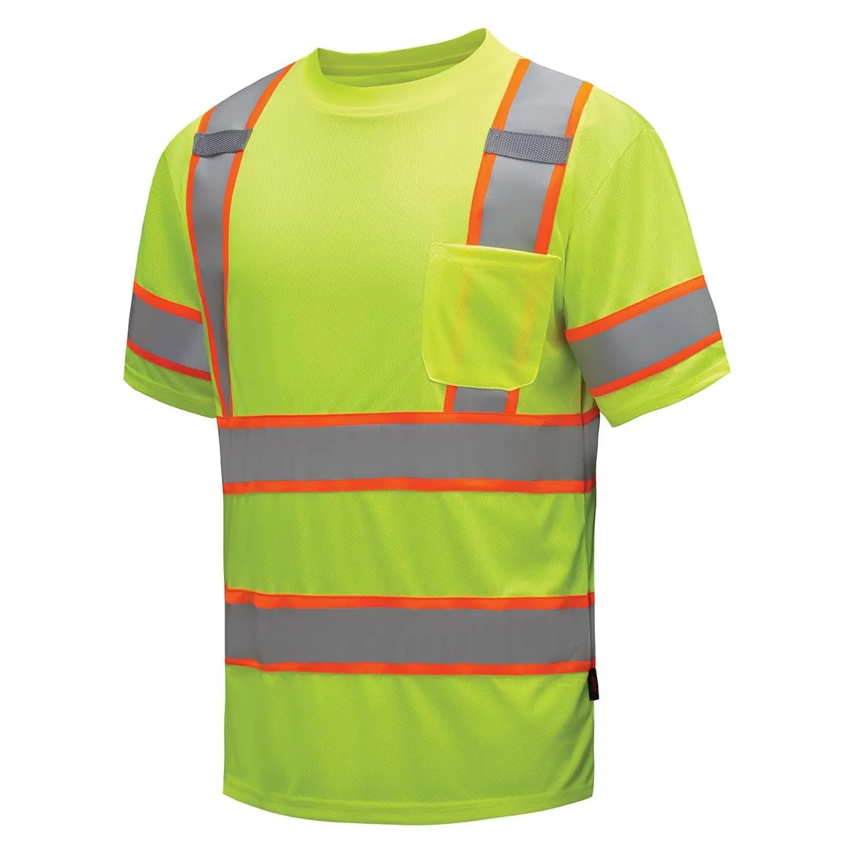 GSS Safety ANSI 3 Two Tone Hi-Vis Short Sleeve T-Shirt