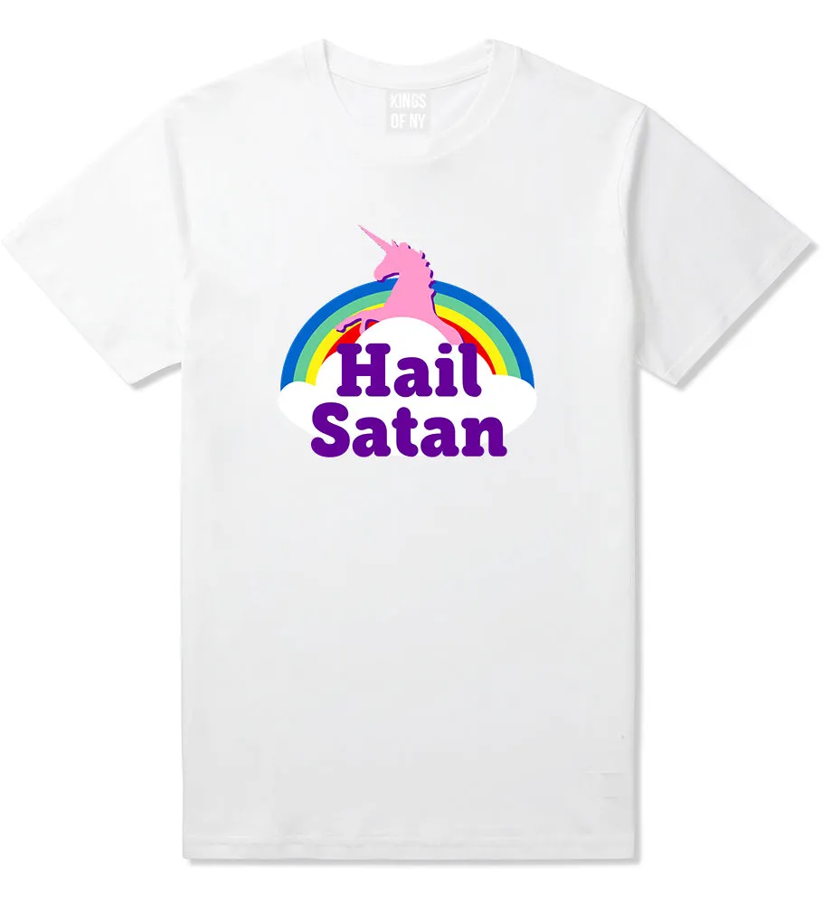 Hail Satan Unicorn Mens T-Shirt