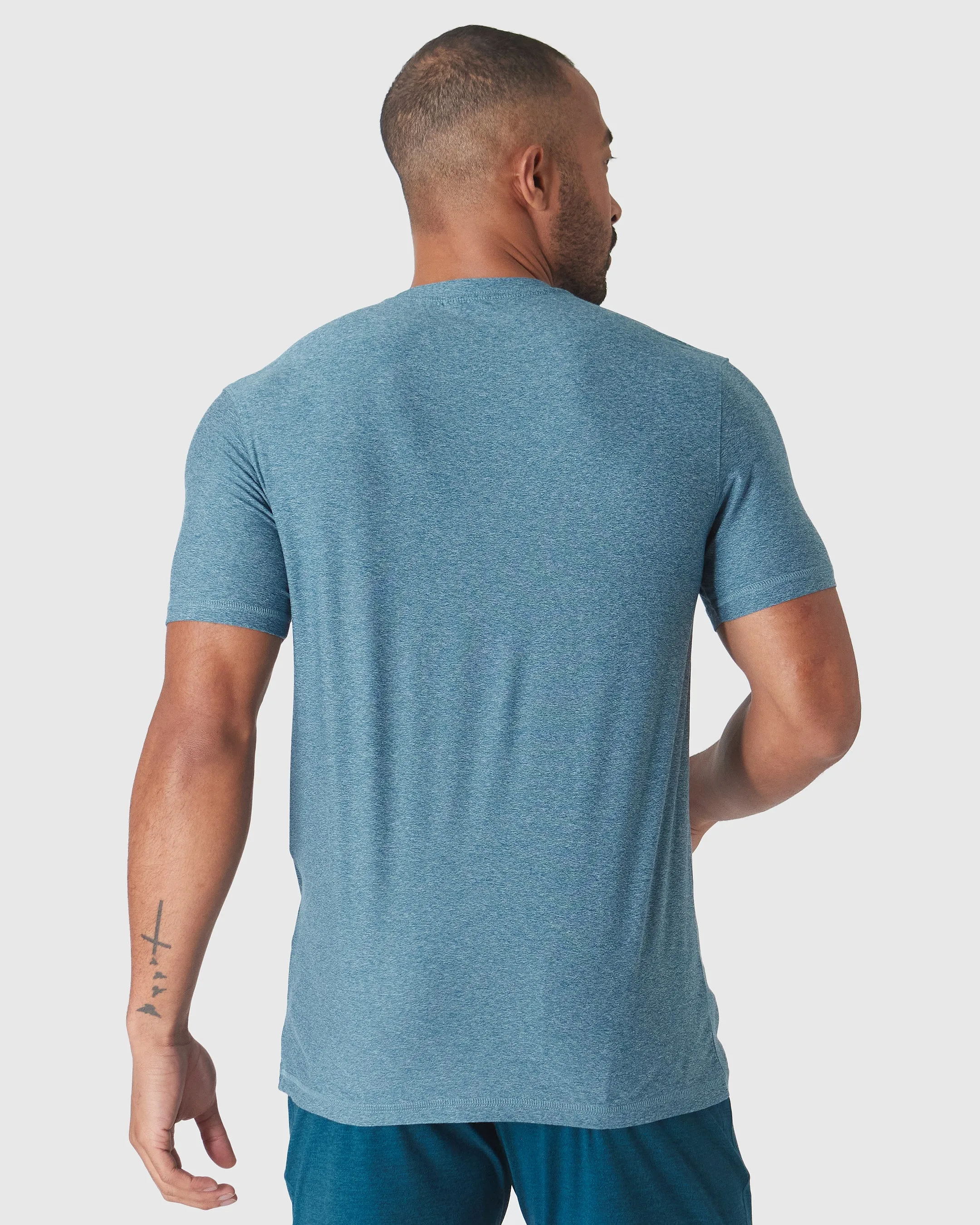 Heather Centurion Active Crew Neck Tee