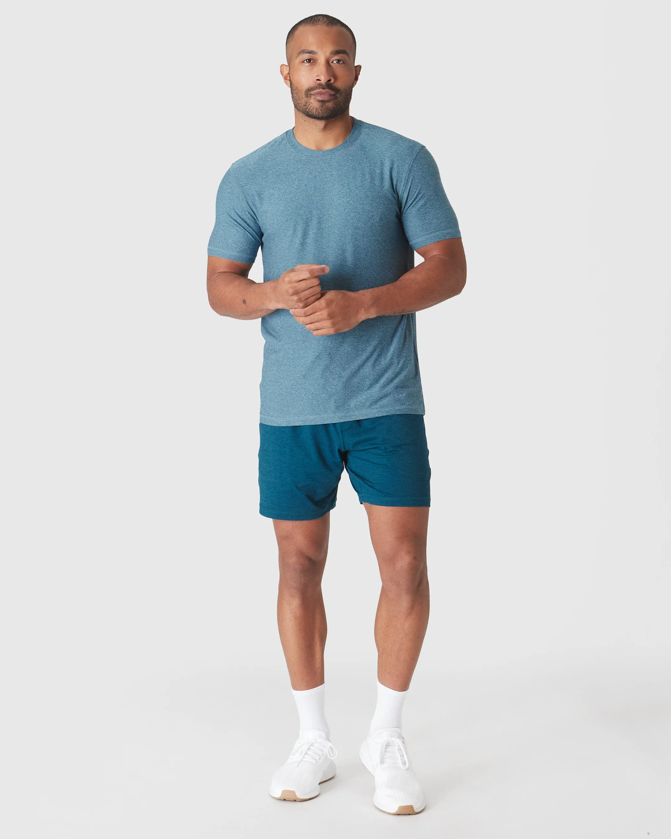 Heather Centurion Active Crew Neck Tee