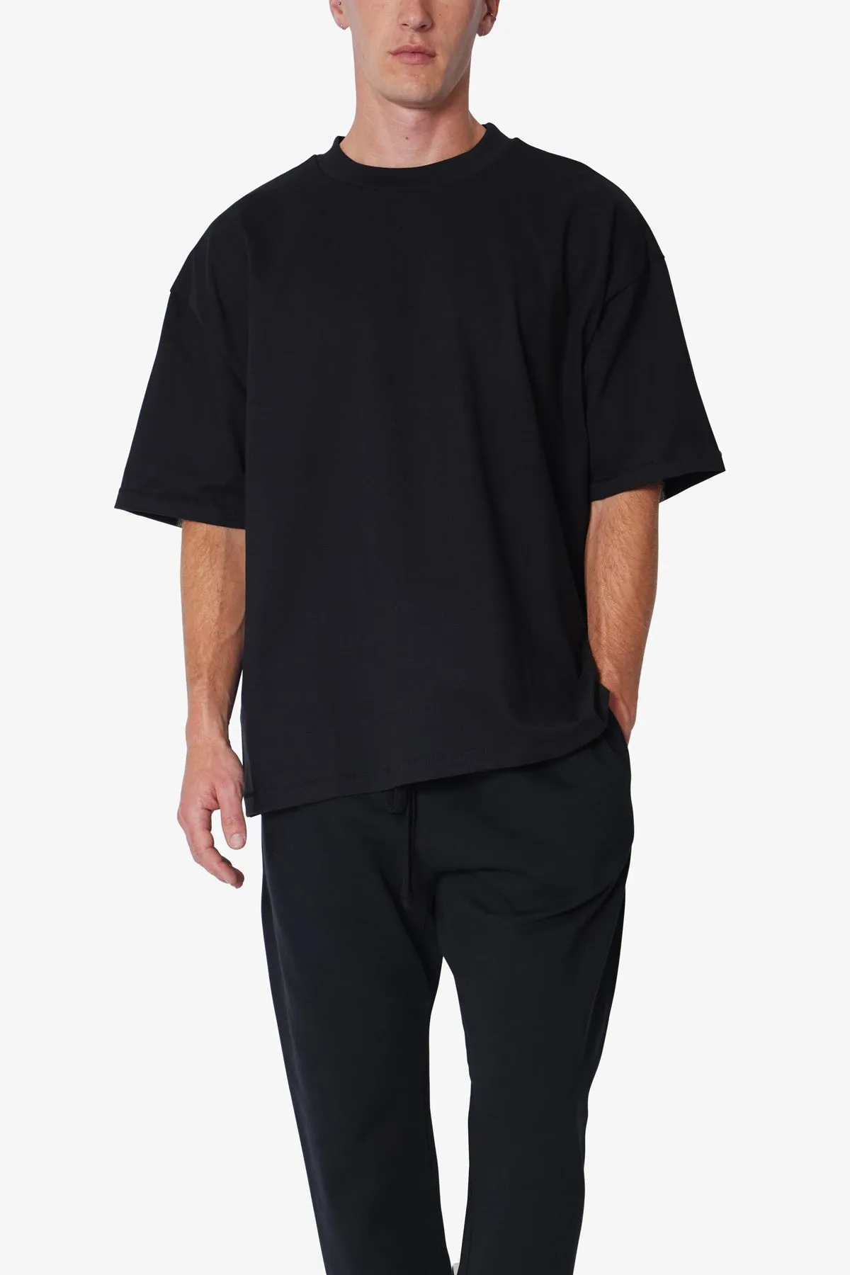 Heavy Every Day Boxy Tee - Black