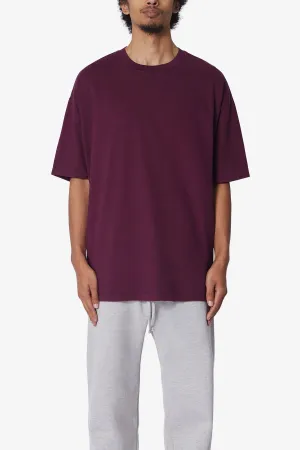 Heavy Every Day Tee - Burgundy