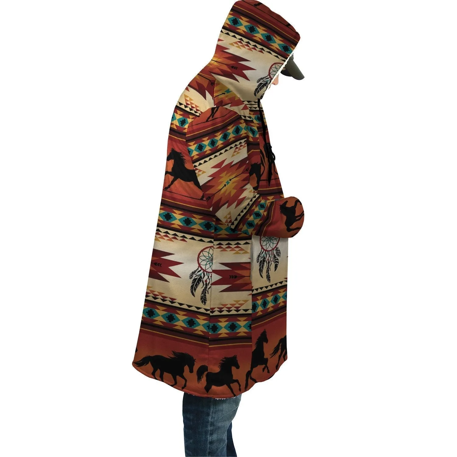 Horse Pattern Native Cloak WCS