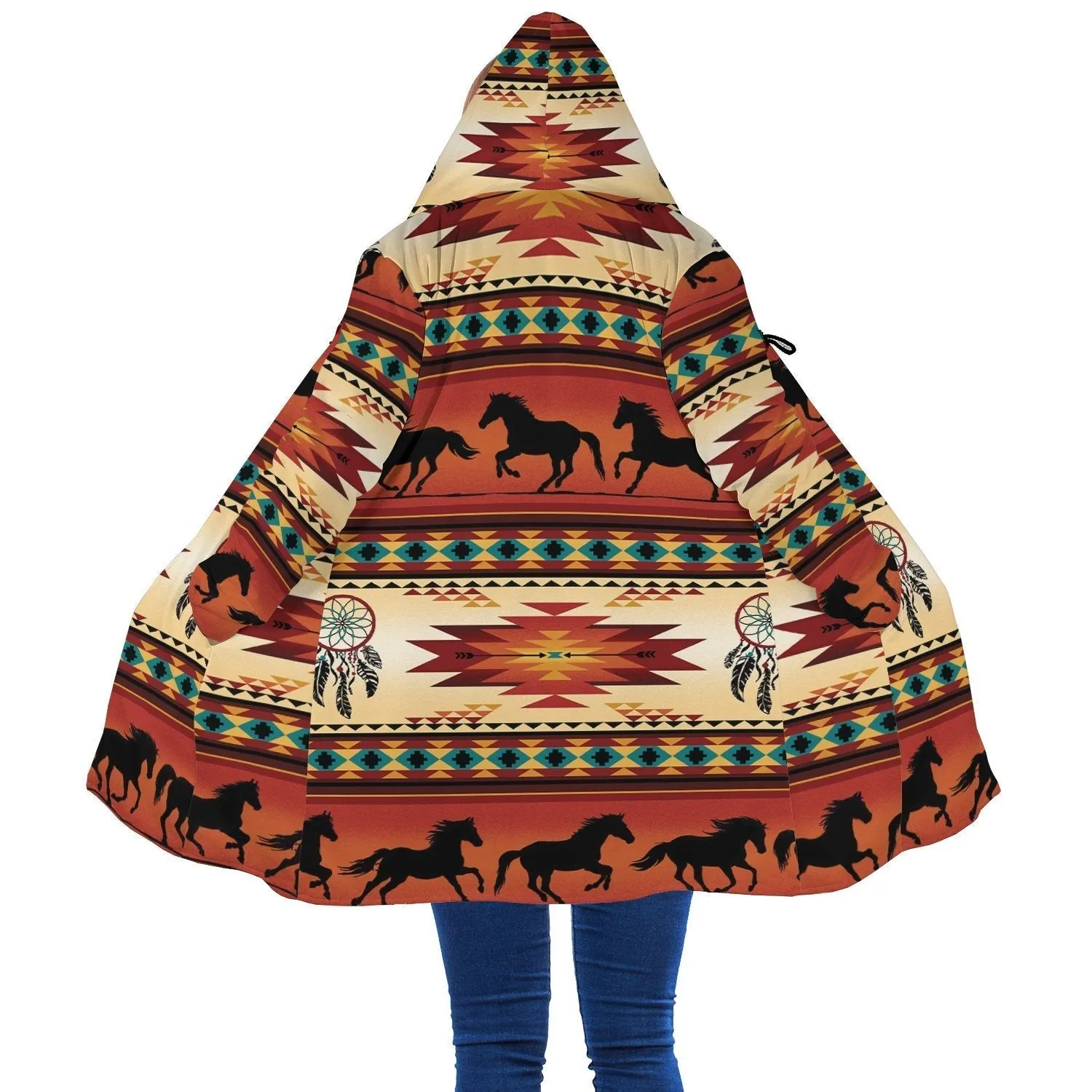 Horse Pattern Native Cloak WCS