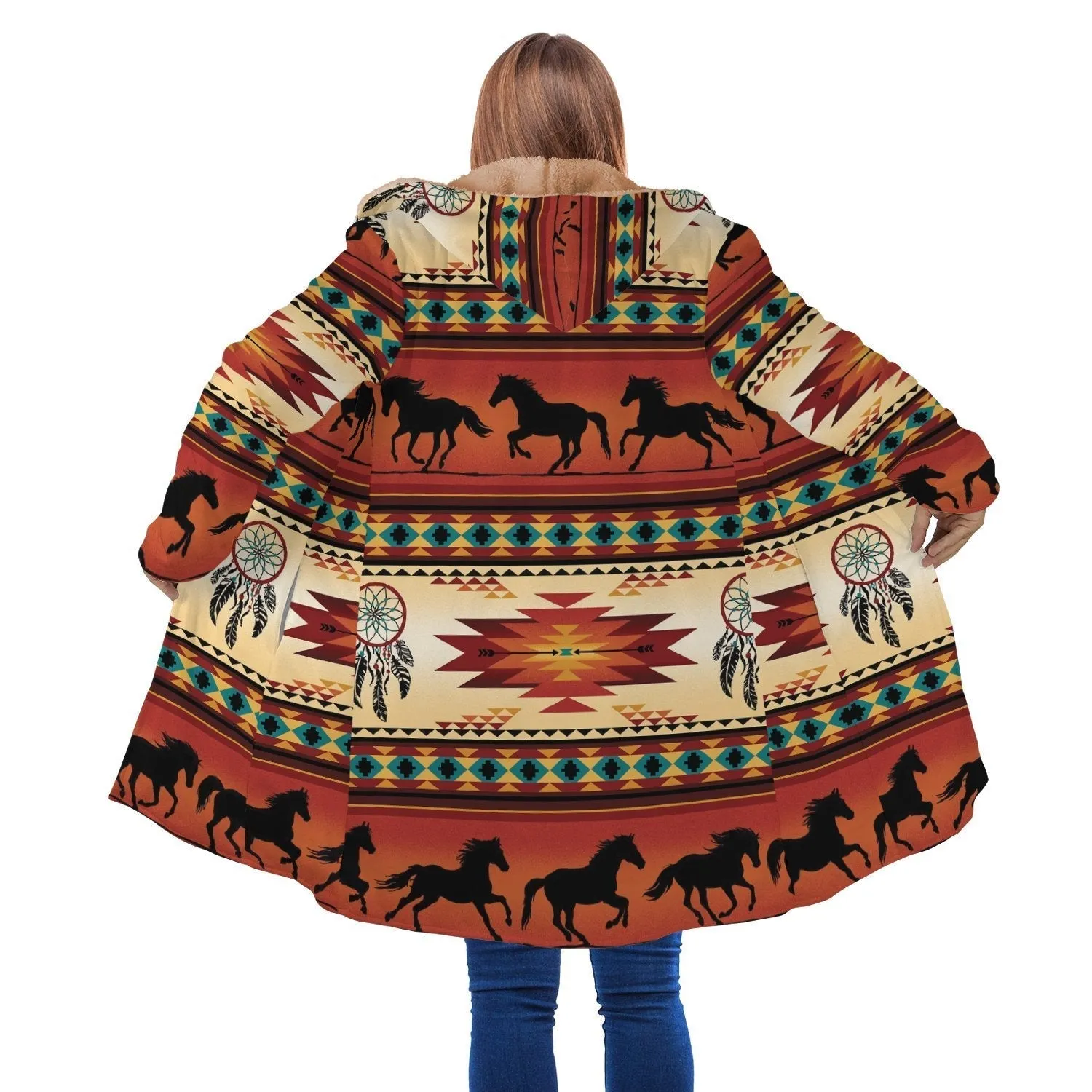 Horse Pattern Native Cloak WCS