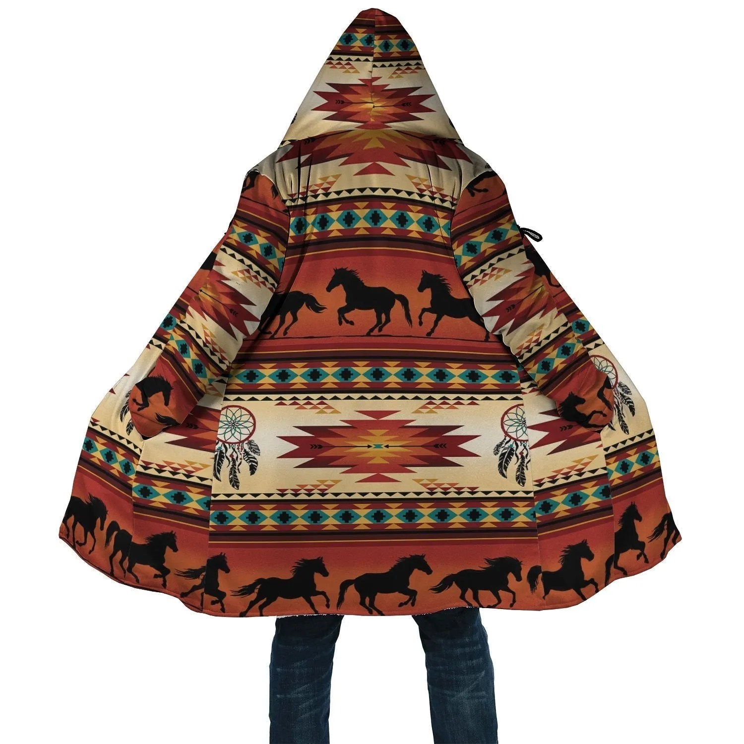 Horse Pattern Native Cloak WCS