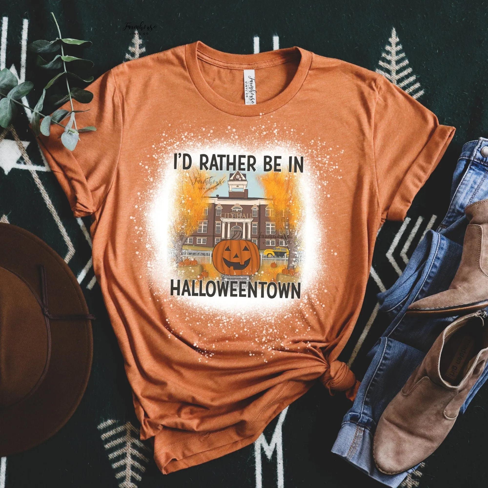 I'd Rather Be in Halloweentown Shirt