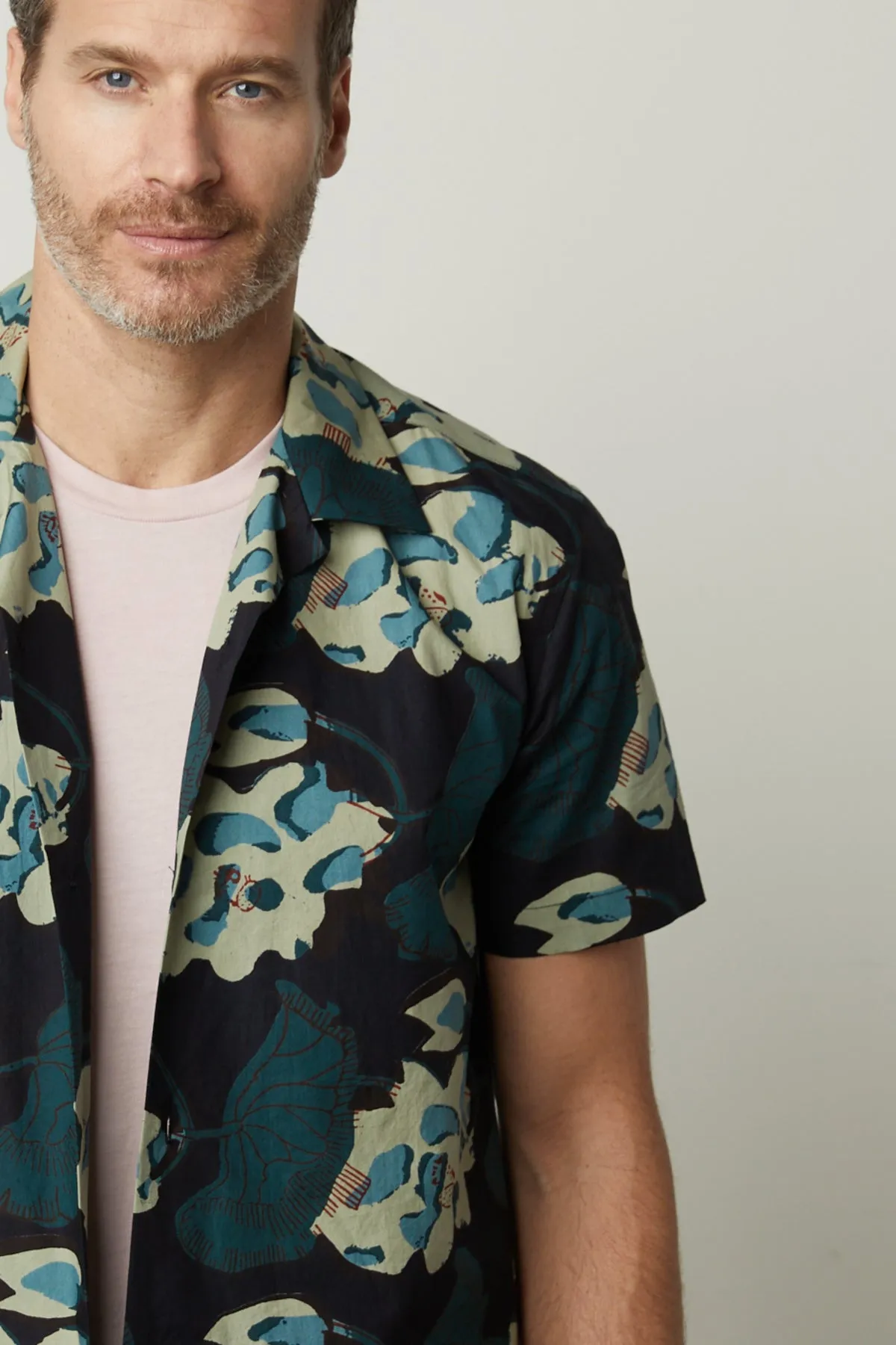 IGGY PRINTED BUTTON-UP SHIRT