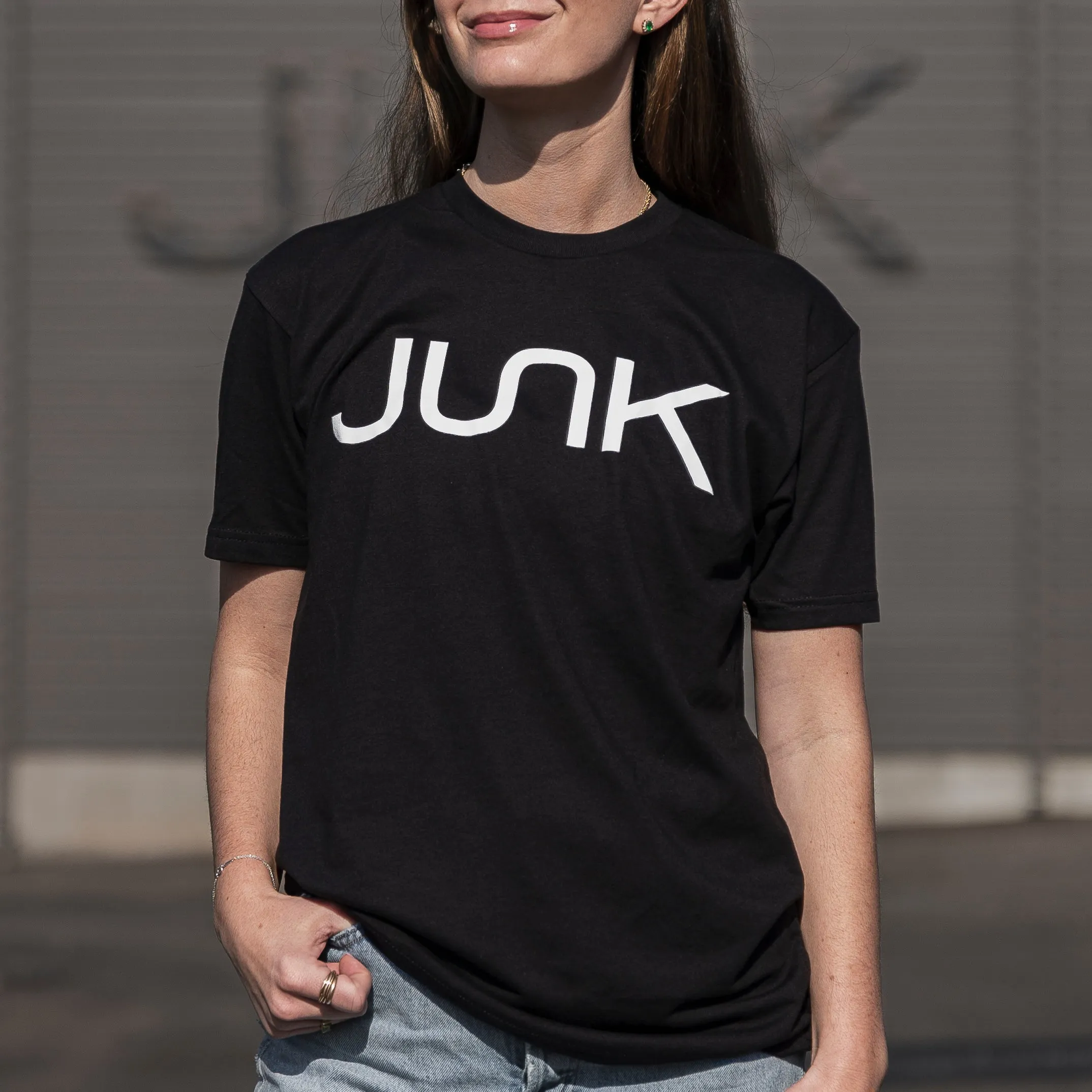 JUNK 60/40 Heather Cool Blue Tee