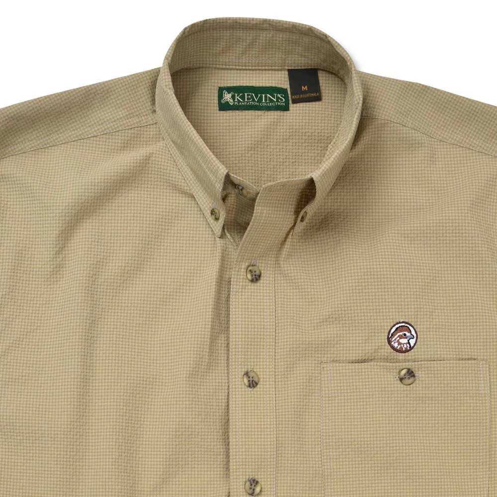 Kevin's Bob White Quail Stretch Long Sleeve Performance Seersucker Field Shirt