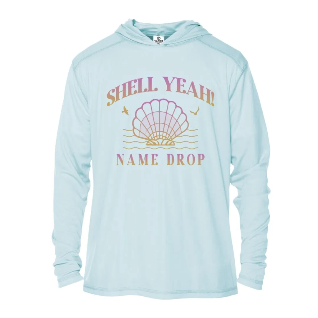 Kids Shell Yeah Sun Shirt UPF50 - Name-Drop Custom Location