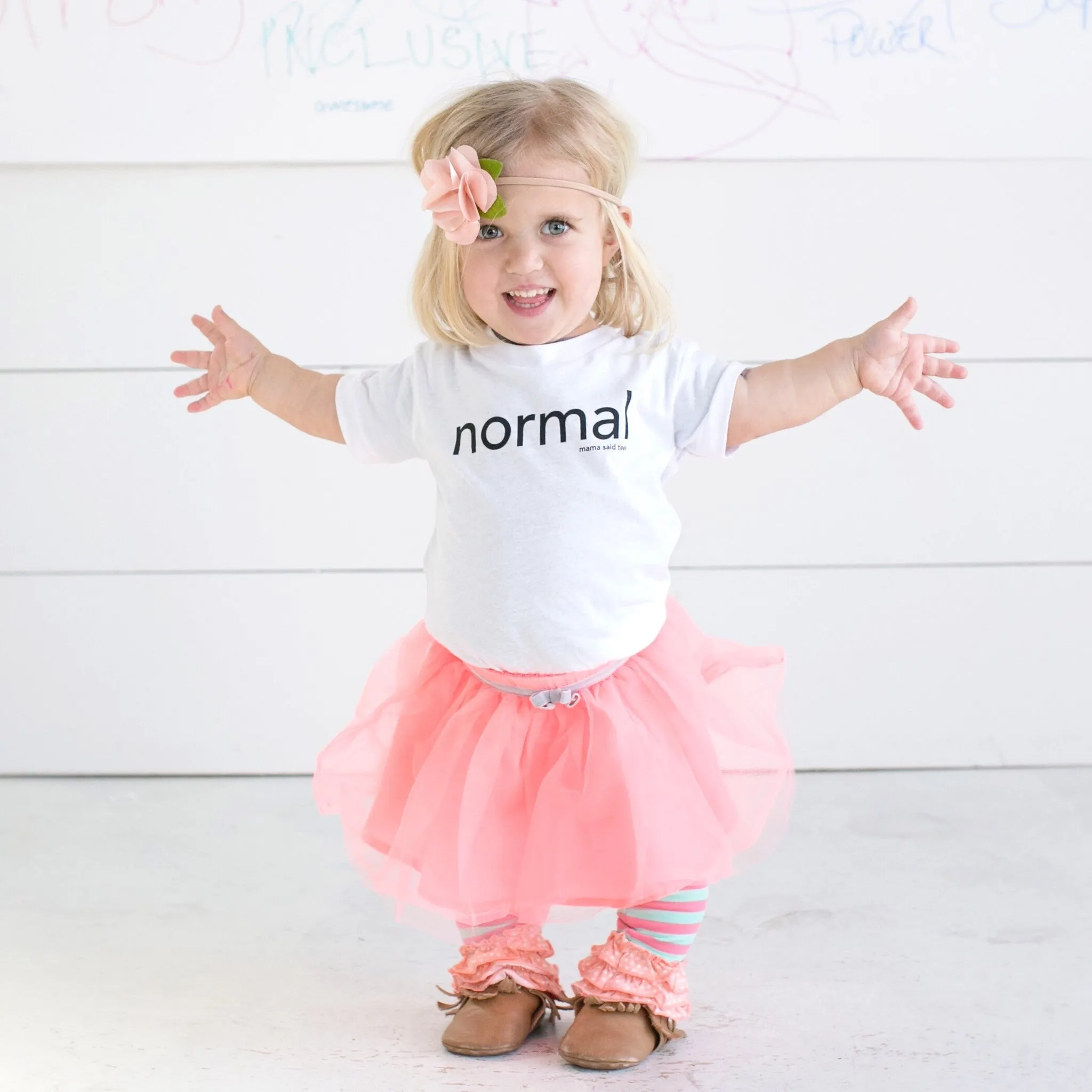 LET'S REDEFINE NORMAL KIDS T-SHIRT