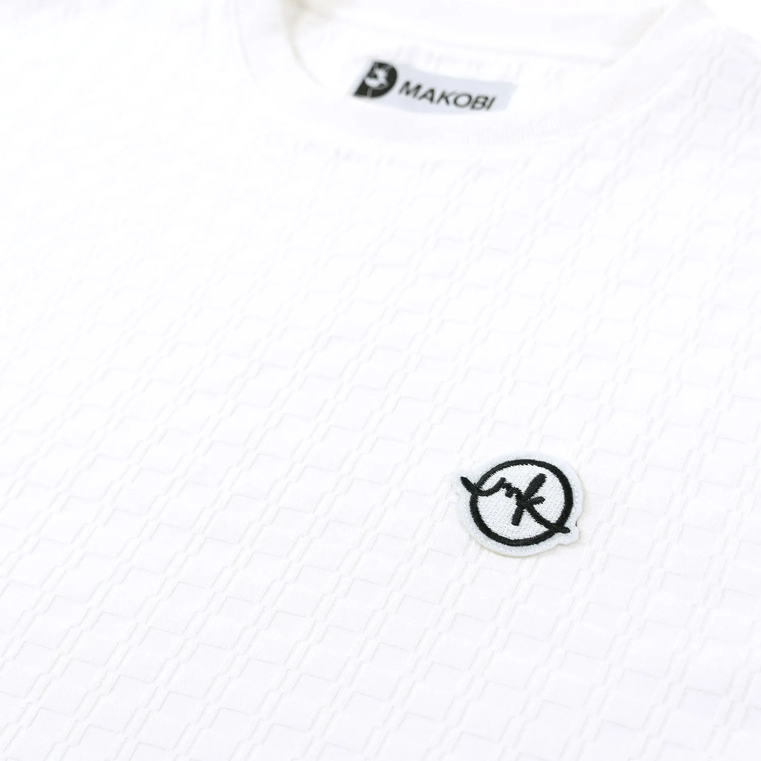 M121 Modena Knit Crewneck Tee - White