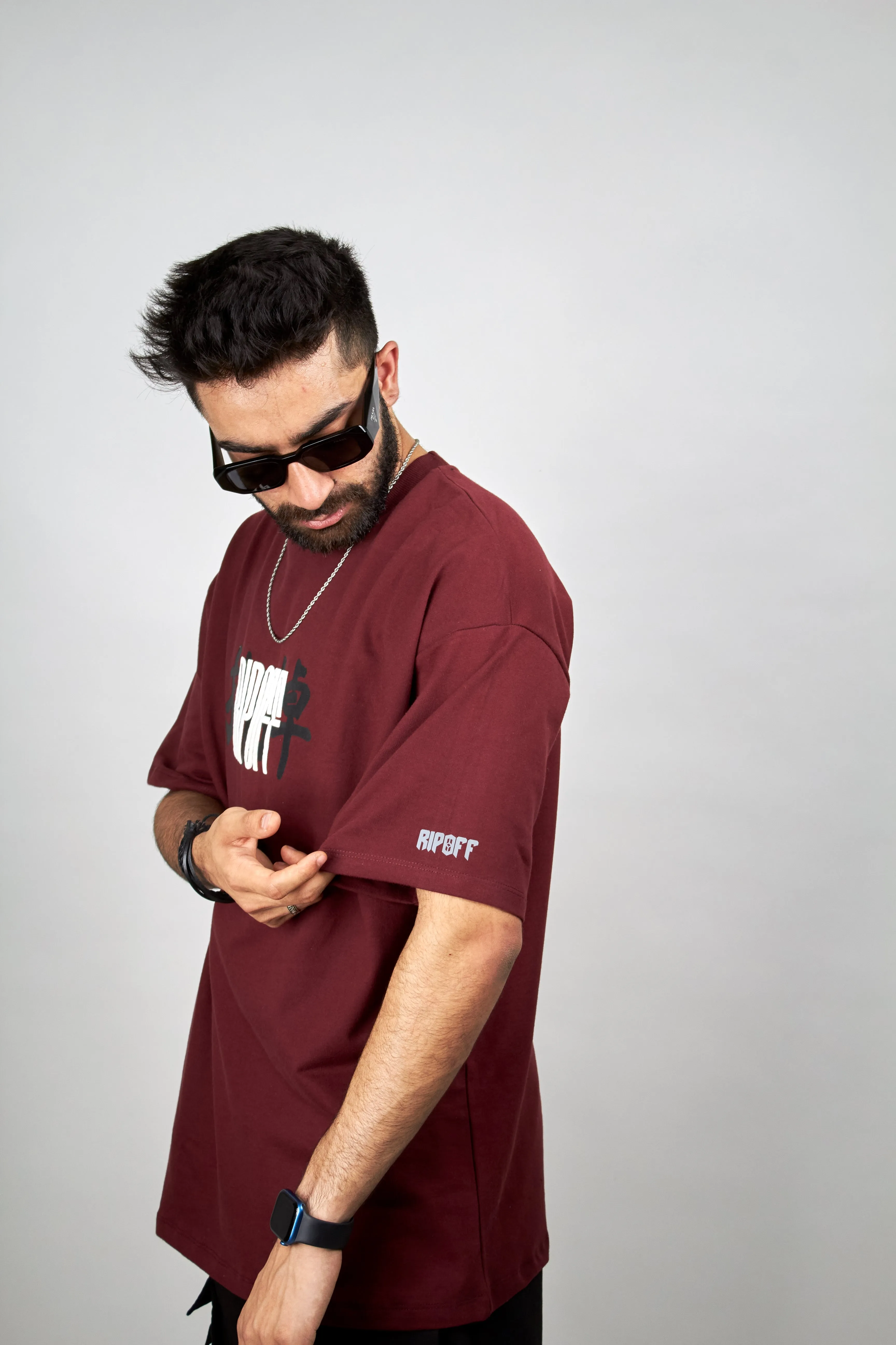 Maroon Dragon Tee