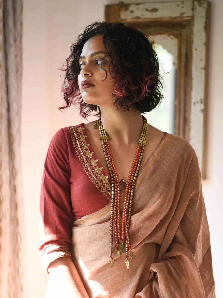 Maroon Shona (Blouse)