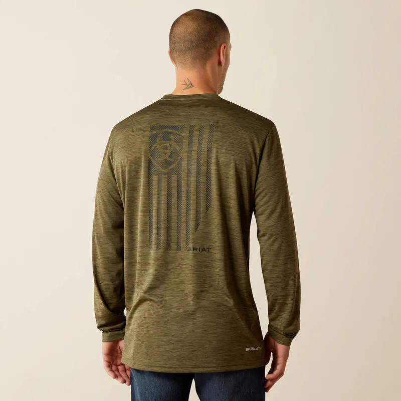 Men's Ariat Charger Camo Long Sleeve Shirt