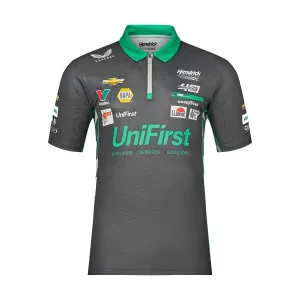 NASCAR Hendrick Motorsport Chase Elliot #9 Unifirst Polo Shirt - Grey