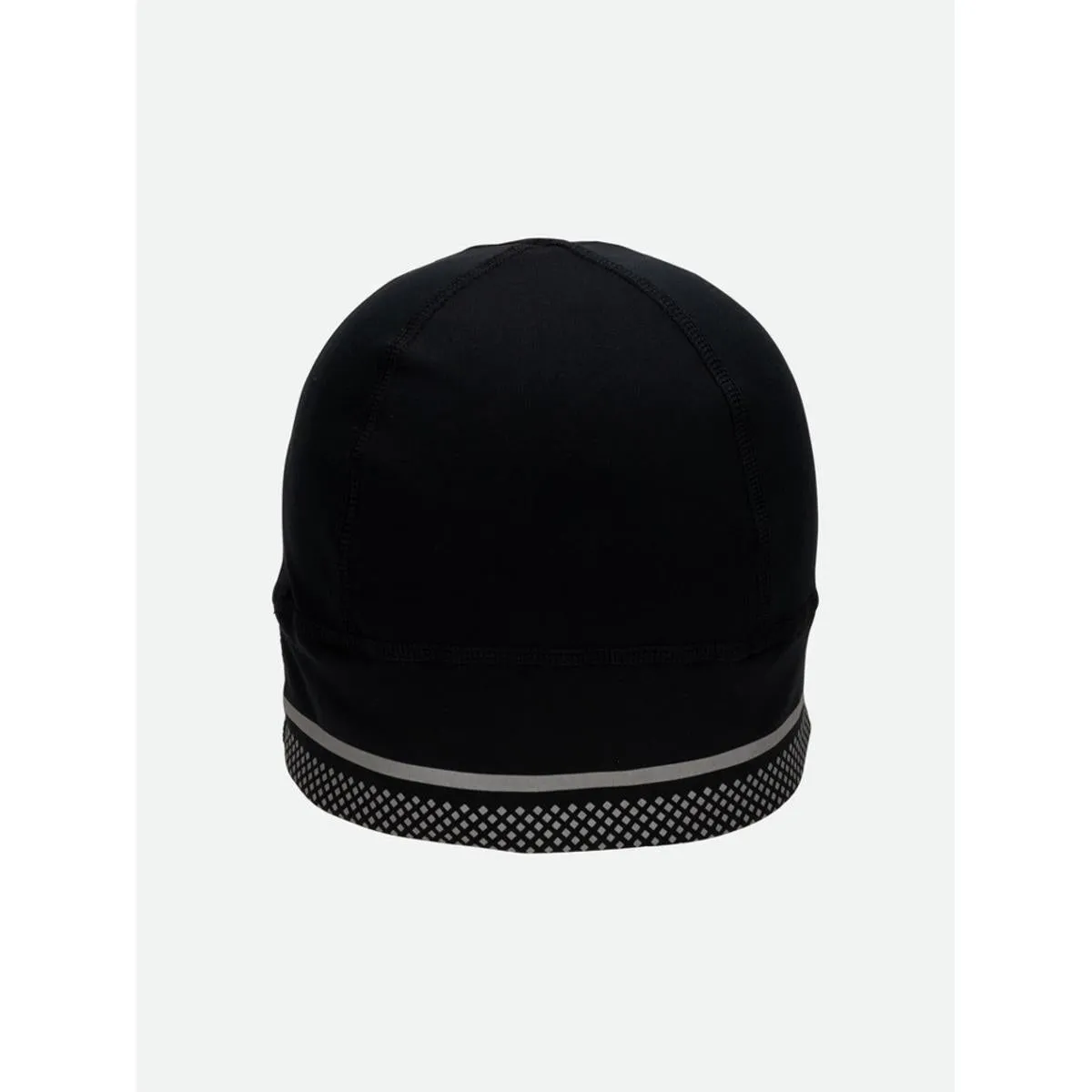 Nathan HyperNight Reflective Beanie - Black/Geo Print